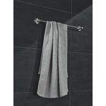 Casa si Gradina - Sanitare - Suporturi si accesorii baie - Suporturi baie - Bara prosop Grohe 41178DC0, Start, pe perete, 600 mm, metal, mat, otel satinat - Infinity.ro