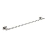Casa si Gradina - Sanitare - Suporturi si accesorii baie - Suporturi baie - Suport prosop Grohe 40509DC1, Essentials Cube, pe perete, 600 mm, metal, mat, otel satinat - Infinity.ro
