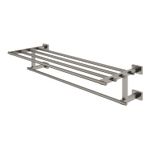 Casa si Gradina - Sanitare - Suporturi si accesorii baie - Suporturi baie - Suport prosop Grohe 40512AL1, Essentials Cube, 600 mm, 4 brate, metal, mat, grafit - Infinity.ro