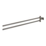 Casa si Gradina - Sanitare - Suporturi si accesorii baie - Suporturi baie - Suport prosop Grohe 40624AL1, Essentials Cube, pe perete, 450 mm, metal, mat, grafit - Infinity.ro