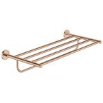 Casa si Gradina - Sanitare - Suporturi si accesorii baie - Suporturi baie - Suport prosop Grohe 40800DA1, Essentials, pe perete, 600 mm, metal, lucios, cupru - Infinity.ro