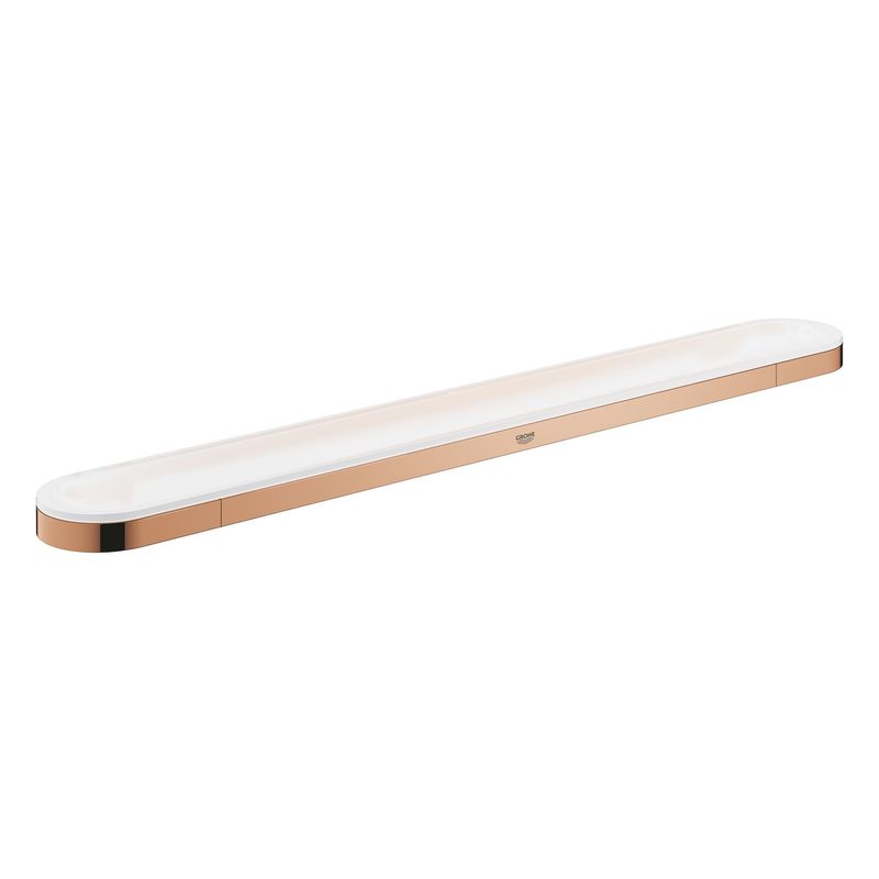 Casa si Gradina - Sanitare - Suporturi si accesorii baie - Suporturi baie - Suport prosop Grohe 41056DA0, Selection, 600 mm, pe perete, metal, lucios, cupru - Infinity.ro