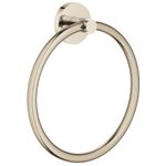 Casa si Gradina - Sanitare - Suporturi si accesorii baie - Suporturi baie - Inel prosop Grohe 40365BE1, Essentials, 180 mm, fixare ascunsa, lucios, nickel - Infinity.ro