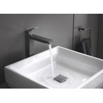Casa si Gradina - Sanitare - Suporturi si accesorii baie - Suporturi baie - Inel prosop Grohe 40510AL1, Essentials Cube, 190 mm, metal, mat, grafit - Infinity.ro