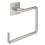 Casa si Gradina - Sanitare - Suporturi si accesorii baie - Suporturi baie - Inel prosop Grohe 40975DC0, Start Cube, pe perete, 188 mm, metal, mat, otel satinat - Infinity.ro