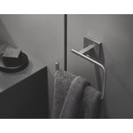 Casa si Gradina - Sanitare - Suporturi si accesorii baie - Suporturi baie - Inel prosop Grohe 40975DC0, Start Cube, pe perete, 188 mm, metal, mat, otel satinat - Infinity.ro