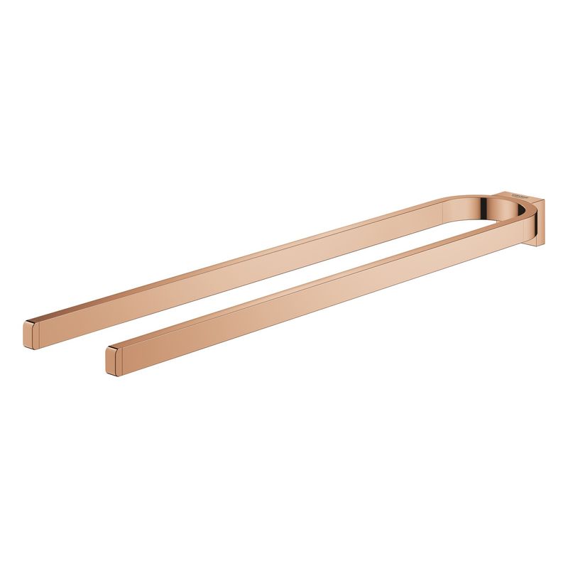 Casa si Gradina - Sanitare - Suporturi si accesorii baie - Suporturi baie - Suport prosop Grohe 41059DA0, Selection, pe perete, 360 mm, metal, lucios, cupru - Infinity.ro