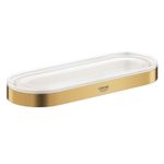 Casa si Gradina - Sanitare - Suporturi si accesorii baie - Suporturi baie - Inel prosop Grohe 41035GN0, Selection, 200 mm, pe perete, metal, mat, auriu - Infinity.ro