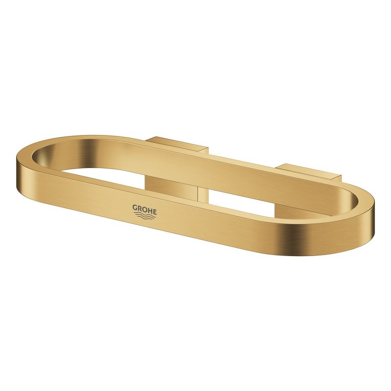Casa si Gradina - Sanitare - Suporturi si accesorii baie - Suporturi baie - Inel prosop Grohe 41035GN0, Selection, 200 mm, pe perete, metal, mat, auriu - Infinity.ro