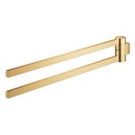 Casa si Gradina - Sanitare - Suporturi si accesorii baie - Suporturi baie - Suport prosop Grohe 41063GL0, Selection, pe perete, 400 mm, metal, pivotant, lucios, auriu - Infinity.ro