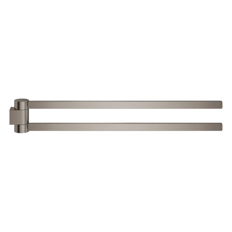 Casa si Gradina - Sanitare - Suporturi si accesorii baie - Suporturi baie - Suport prosop Grohe 41063AL0, Selection, pe perete, 400 mm, metal, mat, grafit - Infinity.ro