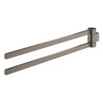 Casa si Gradina - Sanitare - Suporturi si accesorii baie - Suporturi baie - Suport prosop Grohe 41063AL0, Selection, pe perete, 400 mm, metal, mat, grafit - Infinity.ro