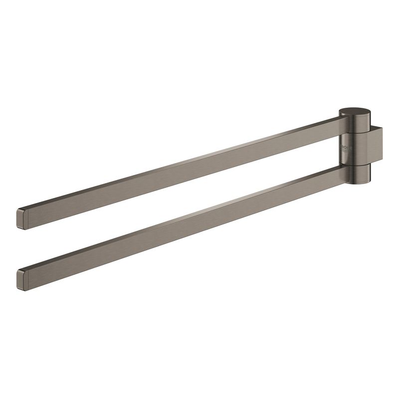 Casa si Gradina - Sanitare - Suporturi si accesorii baie - Suporturi baie - Suport prosop Grohe 41063AL0, Selection, pe perete, 400 mm, metal, mat, grafit - Infinity.ro