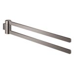 Casa si Gradina - Sanitare - Suporturi si accesorii baie - Suporturi baie - Suport prosop Grohe 41063A00, Selection, pe perete, 400 mm, metal, lucios, grafit - Infinity.ro