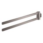 Casa si Gradina - Sanitare - Suporturi si accesorii baie - Suporturi baie - Suport prosop Grohe 41063A00, Selection, pe perete, 400 mm, metal, lucios, grafit - Infinity.ro