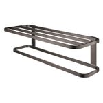 Casa si Gradina - Sanitare - Suporturi si accesorii baie - Suporturi baie - Suport prosop Grohe 41066A00, Selection, 600 mm, 4 suporti, montare pe perete, metal, lucios, grafit - Infinity.ro