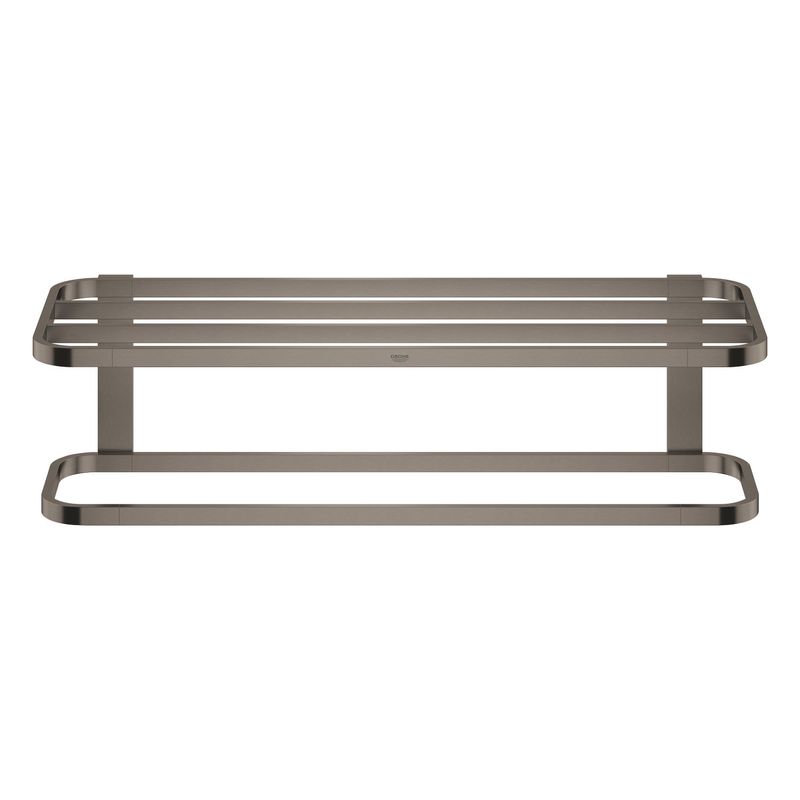 Casa si Gradina - Sanitare - Suporturi si accesorii baie - Suporturi baie - Suport prosop Grohe 41066AL0, Selection, pe perete, 600 mm, metal, mat, grafit - Infinity.ro