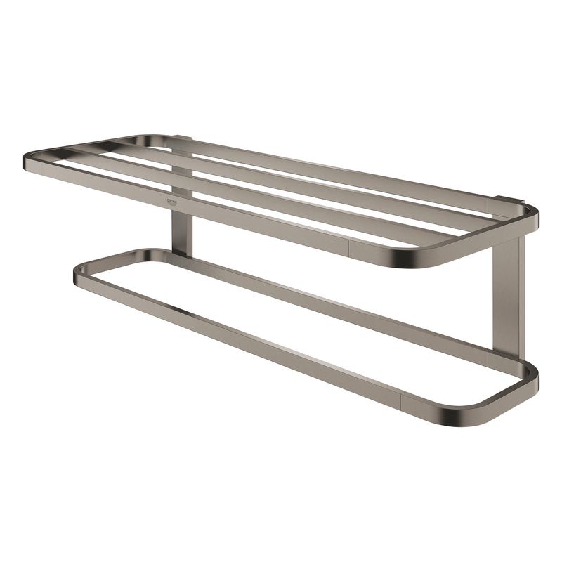 Casa si Gradina - Sanitare - Suporturi si accesorii baie - Suporturi baie - Suport prosop Grohe 41066AL0, Selection, pe perete, 600 mm, metal, mat, grafit - Infinity.ro
