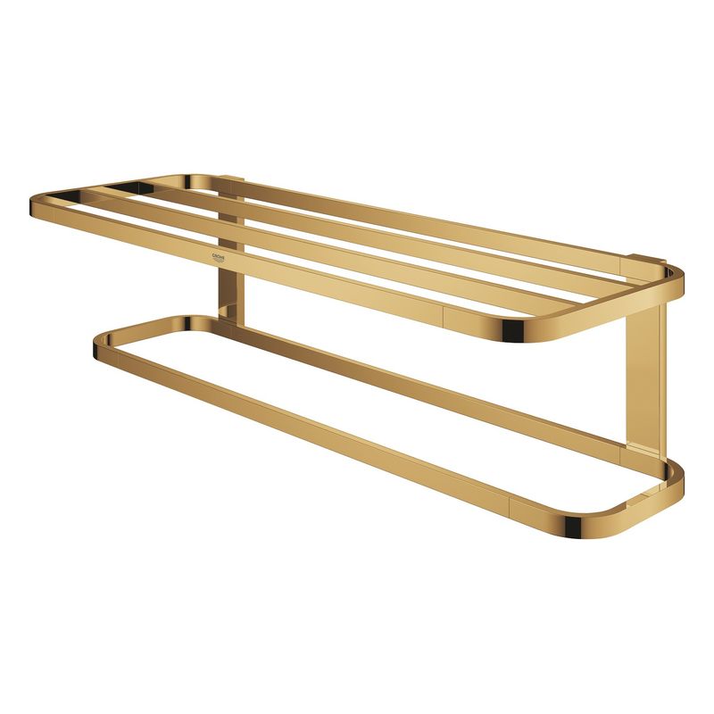 Casa si Gradina - Sanitare - Suporturi si accesorii baie - Suporturi baie - Suport prosop Grohe 41066GL0, Selection, pe perete, 600 mm, metal, lucios, auriu - Infinity.ro