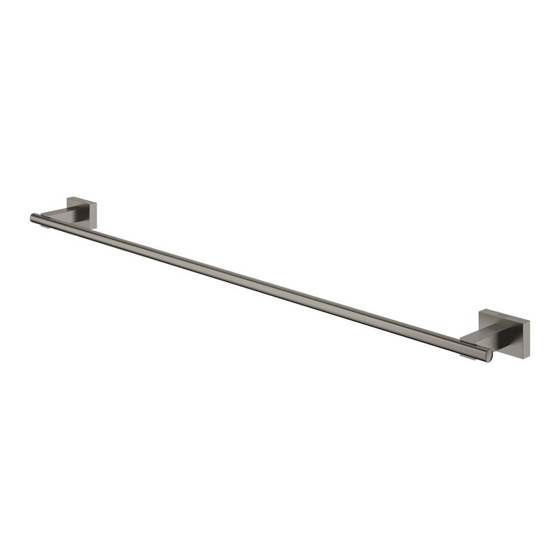 Casa si Gradina - Sanitare - Suporturi si accesorii baie - Suporturi baie - Suport prosop Grohe 40509AL1, Essentials Cube, pe perete, 600 mm, metal, mat, grafit - Infinity.ro