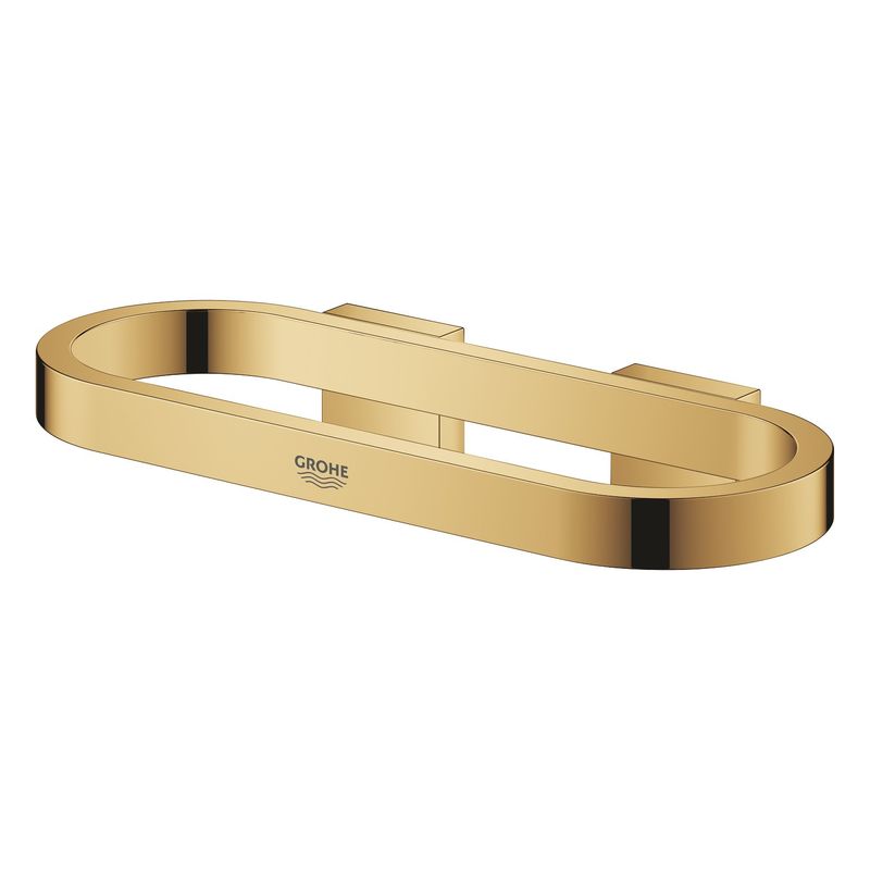 Casa si Gradina - Sanitare - Suporturi si accesorii baie - Suporturi baie - Inel prosop Grohe 41035GL0, Selection, 200 mm, pe perete, metal, lucios, auriu - Infinity.ro