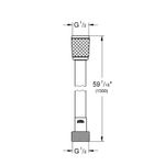 Casa si Gradina - Sanitare - Cazi si cabine de dus - Coloane si seturi de dus - Furtun dus Grohe 28151L02, RelexaFlex, universal, 1.5 m, mat, alb - Infinity.ro