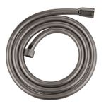 Casa si Gradina - Sanitare - Cazi si cabine de dus - Coloane si seturi de dus - Furtun Grohe 28388A00, Silverflex, universal, 1.75 m, 5 bari, anti-indoire, lucios, grafit - Infinity.ro