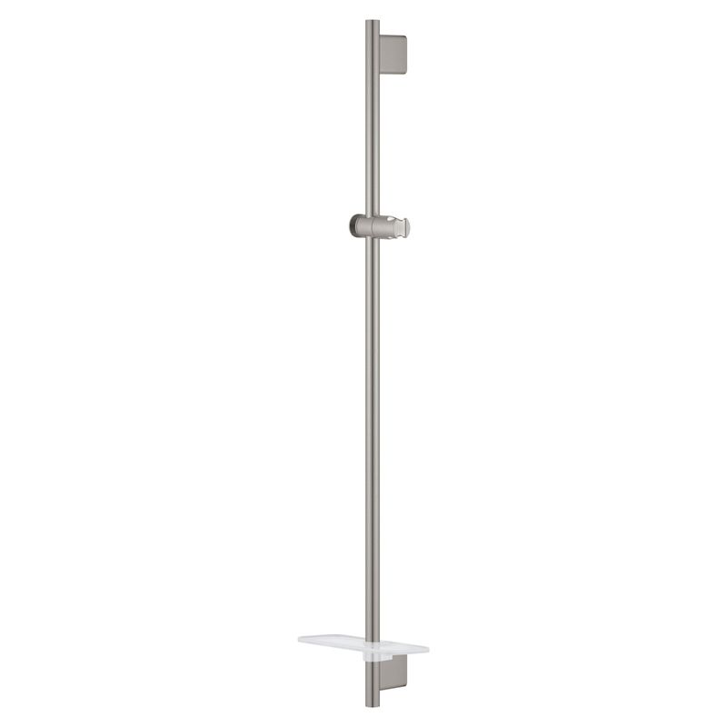 Casa si Gradina - Sanitare - Cazi si cabine de dus - Coloane si seturi de dus - Bara de dus Grohe 26603DC0, SmartActive, 900 mm, etajera, mat, otel satinat - Infinity.ro