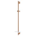 Casa si Gradina - Sanitare - Cazi si cabine de dus - Coloane si seturi de dus - Bara de dus Grohe 26603DL0, SmartActive, aparenta, 900 mm, glisor, etajera, mat, cupru - Infinity.ro