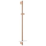 Casa si Gradina - Sanitare - Cazi si cabine de dus - Coloane si seturi de dus - Bara de dus Grohe 26603DA0, SmartActive, aparenta, 900 mm, glisor, etajera, lucios, cupru - Infinity.ro