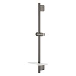 Casa si Gradina - Sanitare - Cazi si cabine de dus - Coloane si seturi de dus - Bara dus Grohe 26602A00, SmartActive, aparenta, 630 mm, etajera, lucios, grafit - Infinity.ro