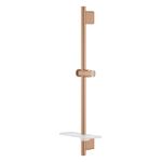 Casa si Gradina - Sanitare - Cazi si cabine de dus - Coloane si seturi de dus - Bara dus Grohe 26602DL0, SmartActive, aparenta, 630 mm, etajera, mat, cupru - Infinity.ro