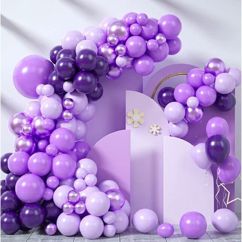 Casa si Gradina - Decoratiuni - Decoratiuni petrecere - Baloane - Set format din 109 baloane decorative TrendiShop pentru evenimente, calitate premium, material latex, dimensiuni de 45cm,36 - Infinity.ro