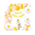 Casa si Gradina - Decoratiuni - Decoratiuni petrecere - Baloane - Set decoratiuni petrecere aniversara, TrendiShop , model happy birthday, set 117 baloane din latex si folie, banere - Infinity.ro