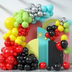 Casa si Gradina - Decoratiuni - Decoratiuni petrecere - Baloane - Set format din 109 baloane decorative TrendiShop pentru evenimente, calitate premium, material latex, dimensiuni de 45cm,38 - Infinity.ro