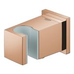 Casa si Gradina - Sanitare - Cazi si cabine de dus - Coloane si seturi de dus - Cot iesire Grohe 26370DA0, Euphoria Cube, 1/2'' x 1/2'', suport para, lucios, cupru - Infinity.ro