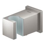 Casa si Gradina - Sanitare - Suporturi si accesorii baie - Suporturi baie - Cot iesie dus Grohe 26370DC0, Cube, 1/2'' x 1/2'', suport para, mat, otel satinat - Infinity.ro