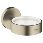 Casa si Gradina - Sanitare - Suporturi si accesorii baie - Suporturi baie - Suport Grohe 40369EN1, Essentials, pahar sau savoniera, fixare ascunsa, mat, nickel - Infinity.ro