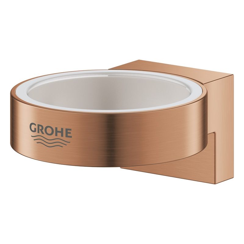Casa si Gradina - Sanitare - Suporturi si accesorii baie - Suporturi baie - Suport Grohe 41027DL0, Selection, montare pe perete, fixare ascunsa, mat, cupru - Infinity.ro