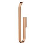 Casa si Gradina - Sanitare - Suporturi si accesorii baie - Suporturi baie - Suport rezerva hartie igienica Grohe 41067DA0, Selection, 2 role, montare pe perete, fixare ascunsa, lucios, cupru - Infinity.ro