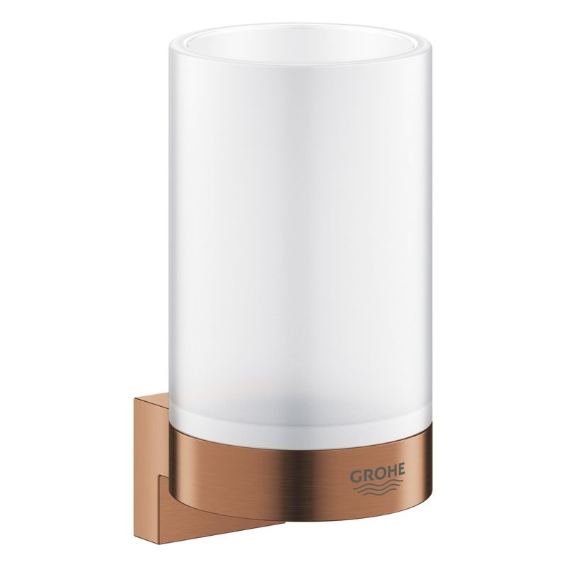 Casa si Gradina - Sanitare - Suporturi si accesorii baie - Suporturi baie - Suport Grohe 41027DL0, Selection, montare pe perete, fixare ascunsa, mat, cupru - Infinity.ro