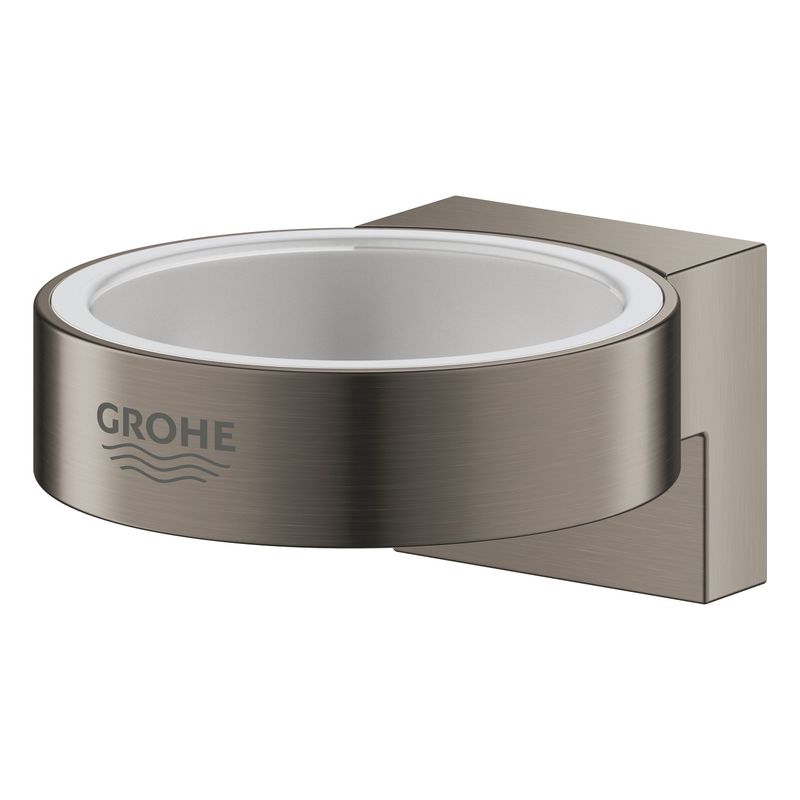 Casa si Gradina - Sanitare - Suporturi si accesorii baie - Suporturi baie - Suport Grohe 41027AL0, Selection, montare pe perete, fixare ascunsa, mat, grafit - Infinity.ro