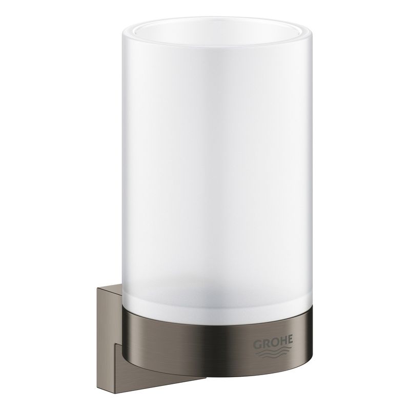 Casa si Gradina - Sanitare - Suporturi si accesorii baie - Suporturi baie - Suport Grohe 41027AL0, Selection, montare pe perete, fixare ascunsa, mat, grafit - Infinity.ro