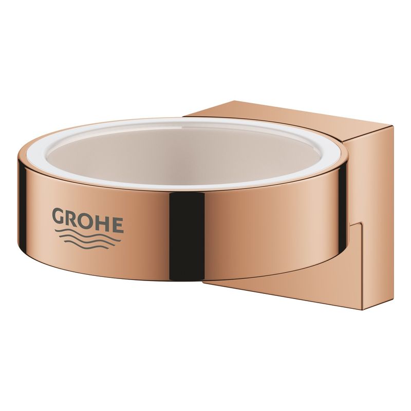 Casa si Gradina - Sanitare - Suporturi si accesorii baie - Suporturi baie - Suport Grohe 41027DA0, Selection, montare pe perete, fixare ascunsa, lucios, cupru - Infinity.ro