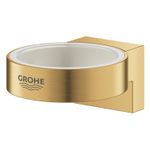 Casa si Gradina - Sanitare - Suporturi si accesorii baie - Suporturi baie - Suport Grohe 41027GN0, Selection, montare pe perete, fixare ascunsa, mat, auriu - Infinity.ro