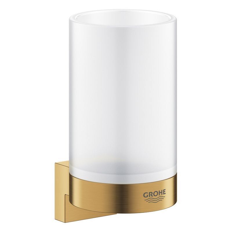 Casa si Gradina - Sanitare - Suporturi si accesorii baie - Suporturi baie - Suport Grohe 41027GN0, Selection, montare pe perete, fixare ascunsa, mat, auriu - Infinity.ro