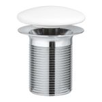 Casa si Gradina - Sanitare - Chiuveta bucatarie si accesorii - Accesorii chiuvete - Ventil lavoar Grohe 103575SH00, Essence, G 5/4'', fara inchidere, capac ceramic, lucios, alb - Infinity.ro