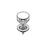 Casa si Gradina - Sanitare - Chiuveta bucatarie si accesorii - Accesorii chiuvete - Ventil Grohe 65807LS0, G 1 1/4'', universal, push to open, lucios, alb - Infinity.ro