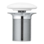 Casa si Gradina - Sanitare - Chiuveta bucatarie si accesorii - Accesorii chiuvete - Ventil lavoar Grohe 103575SH00, Essence, G 5/4'', fara inchidere, capac ceramic, lucios, alb - Infinity.ro