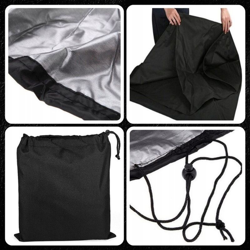 Casa si Gradina - Gradina si terasa - Gratare si accesorii - Accesorii gratare - Husa de protectie pentru gratar, tesatura oxford impermeabila, protectie UV, 145x61x117 cm, negru - Infinity.ro